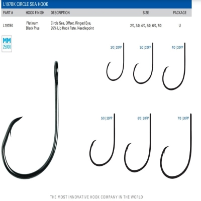 EAGLE CLAW CIRCLE SEA 3/0