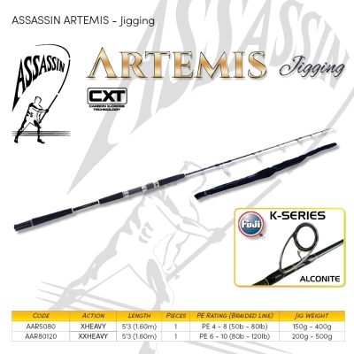 ASSASSIN ARTEMIS 80-120LB JIGGING