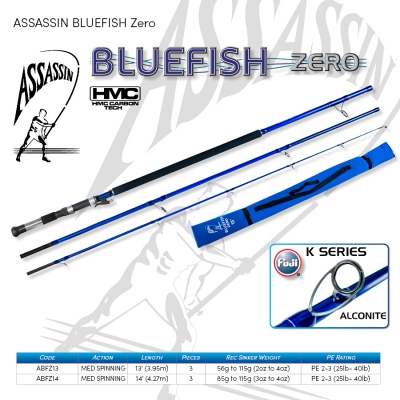ASSASSIN BLUEFISH ZERO 13' SPIN 3PCE