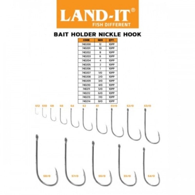 LAND-IT BAITHOLDER BLACK BLN 1/0