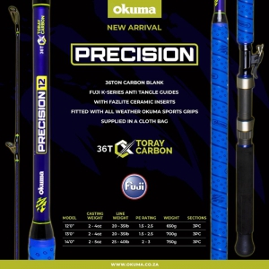 ROD OKUMA PRECION 12'' 3PC