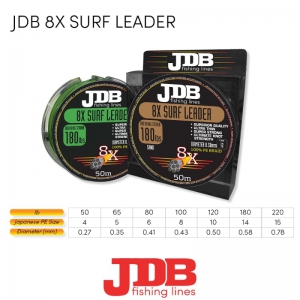 JDB 8X SURF LEADER 100LB