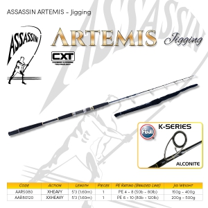ASSASSIN ARTEMIS JIGGING 50-80LB 150G-400G