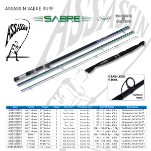 ASSASSIN SABRE SURF SPIN 14,6