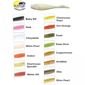 5'' McARTHY PADDLE TAIL LAVENDER SHAD