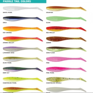 4'' McARTHY PADDLE TAIL WHITE PEARL
