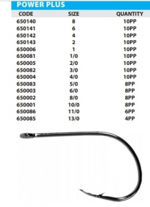 LINX POWER PLUS HOOKS 6/0